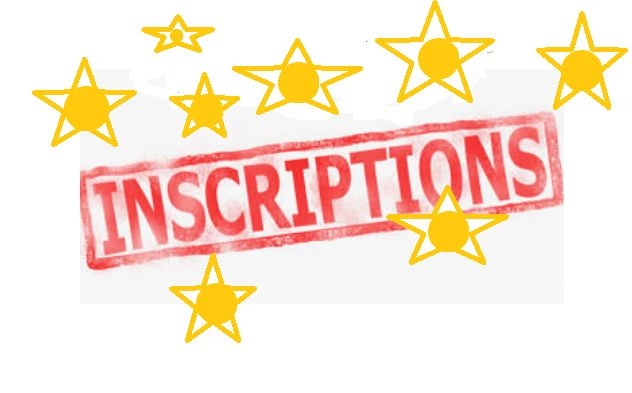 INSCRIPTIONS