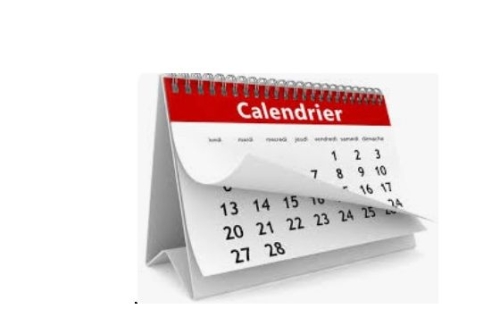 Calendrier 2025/2026