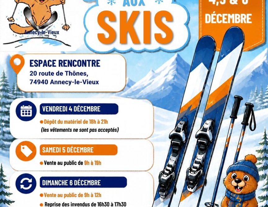 BOURSE AUX SKIS