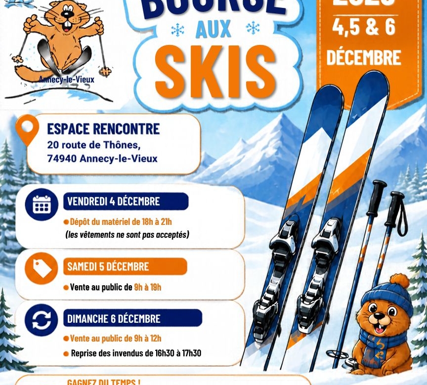 BOURSE AUX SKIS